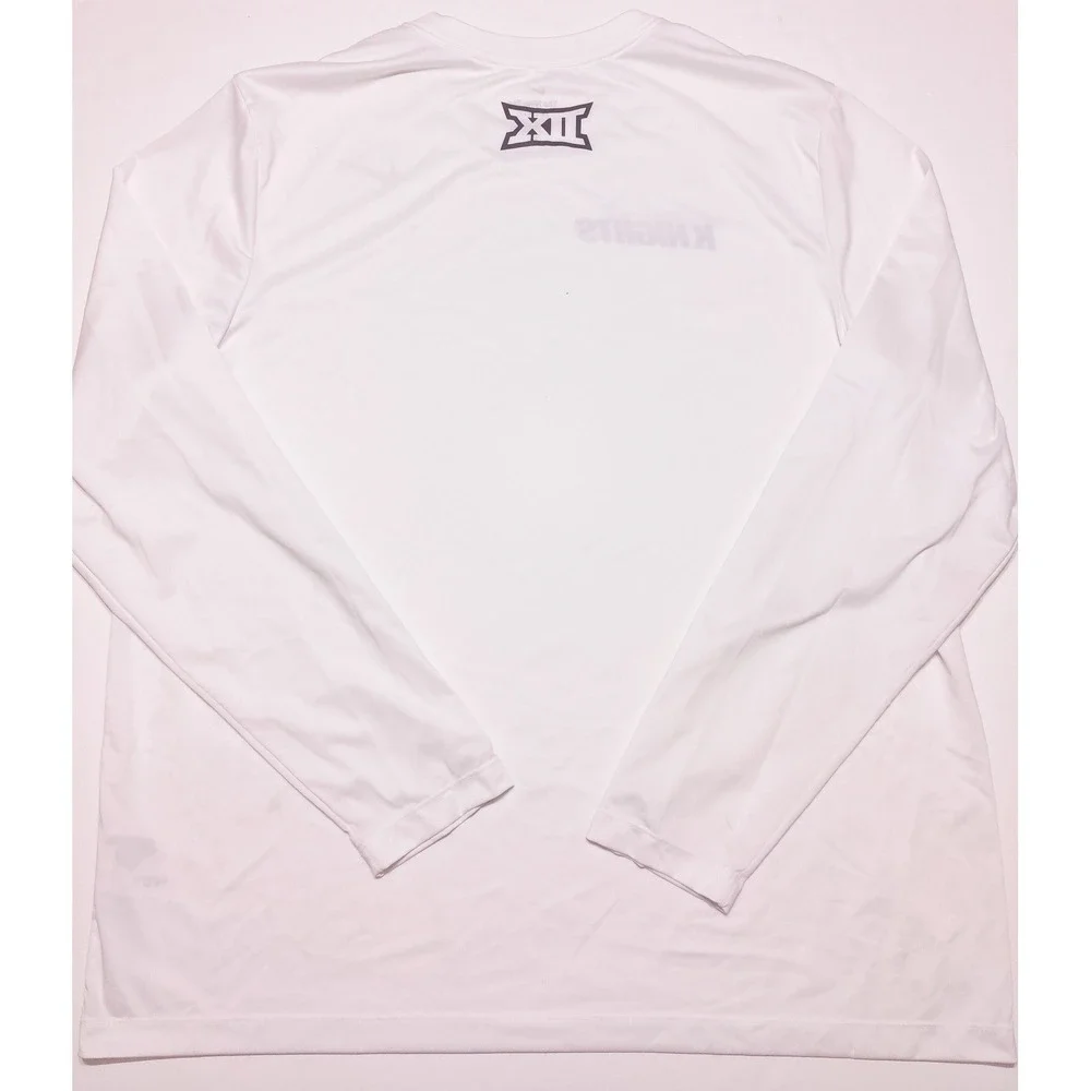 NIKE UCF Knights Long Sleeve Performance Shirt Big 12 White XXL‎ 2XL